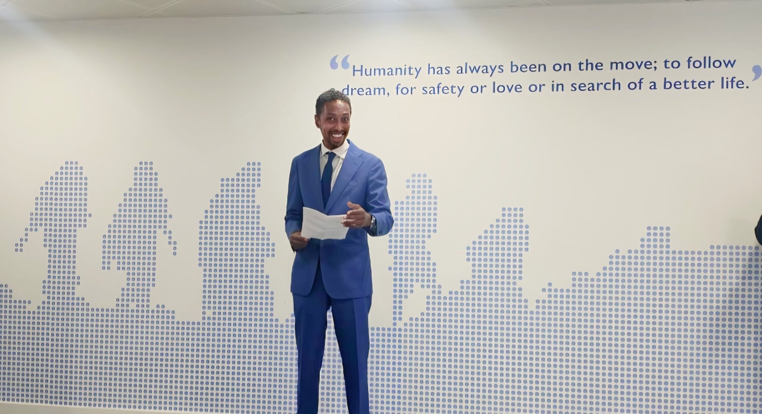 SDAWG speaker at an event on migration and diaspora